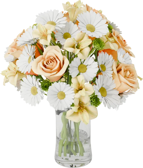 Roses and daisies