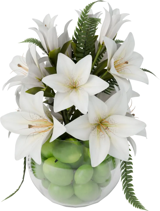 Lime and lilies